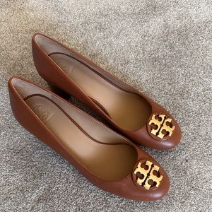 Tory Burch ballet heels. Size 10.5. Brand new, never worn.